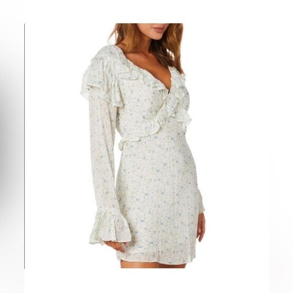 NWT Free People Sweetest Thing Ivory Floral Dress - Picture 5 of 16